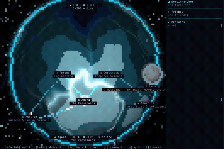 The globe turning as you scroll through regions