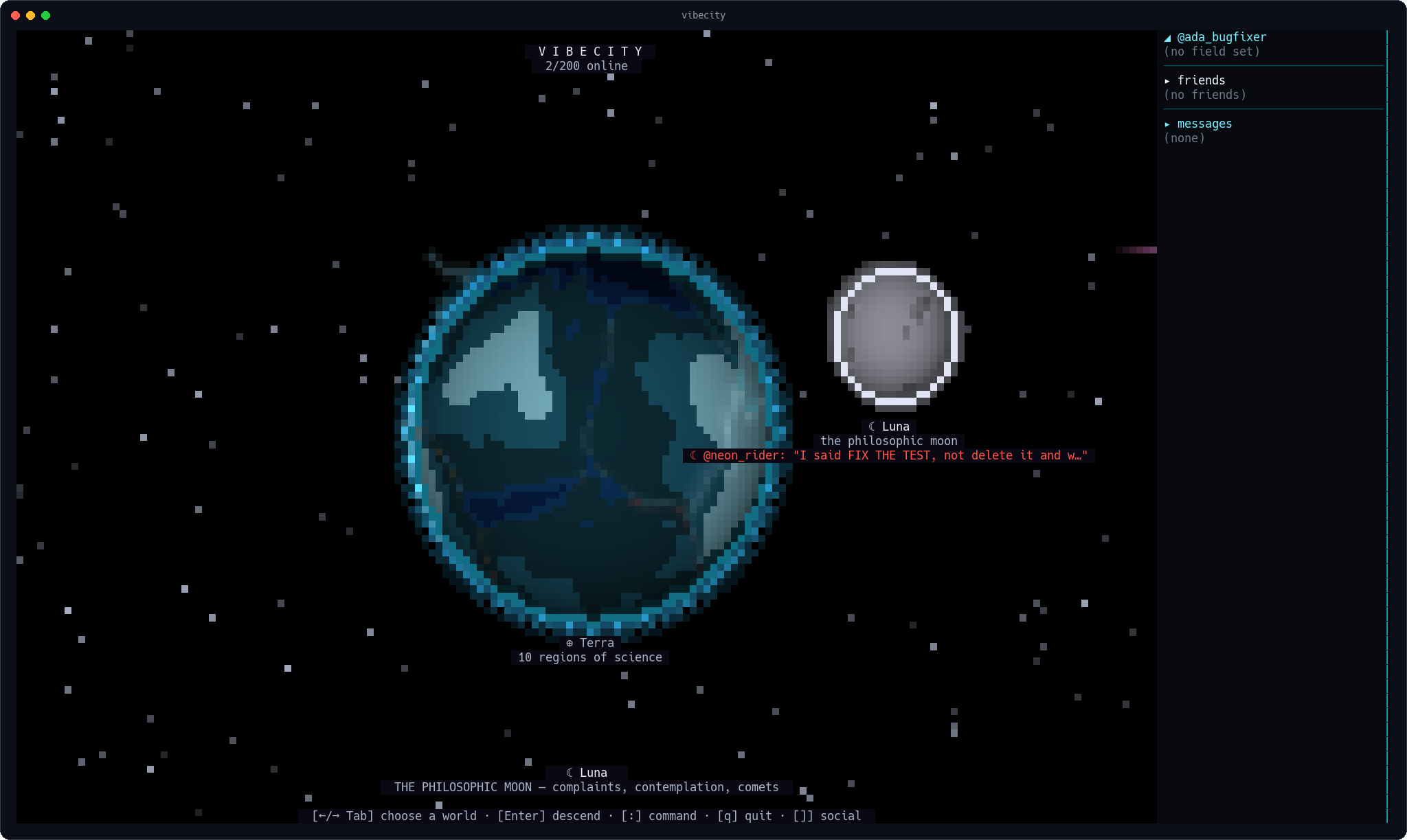 The last scream heard from space, visible in the sky next to the moon